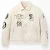 Youngla Outerwear<569-Ace Of Spade Letterman