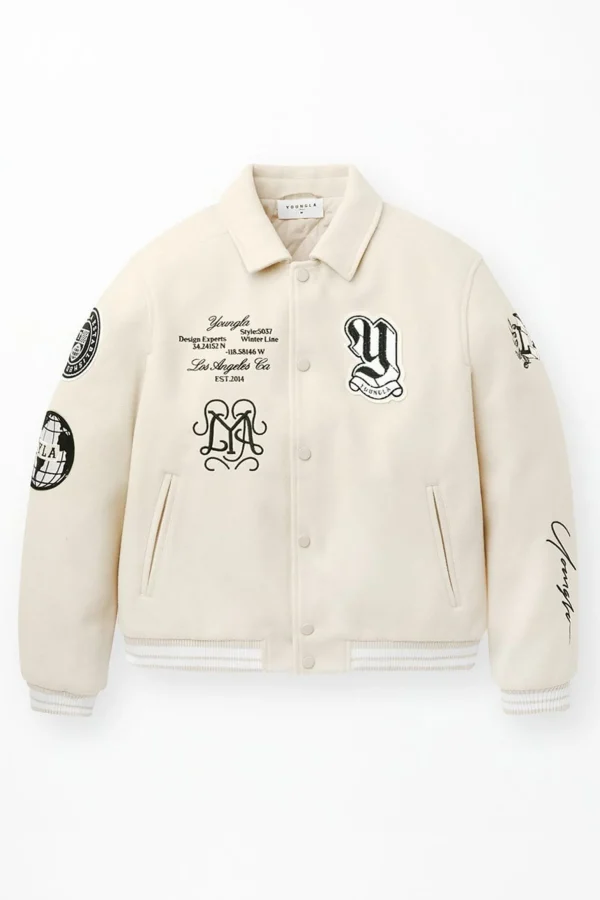 Youngla Outerwear<569-Ace Of Spade Letterman
