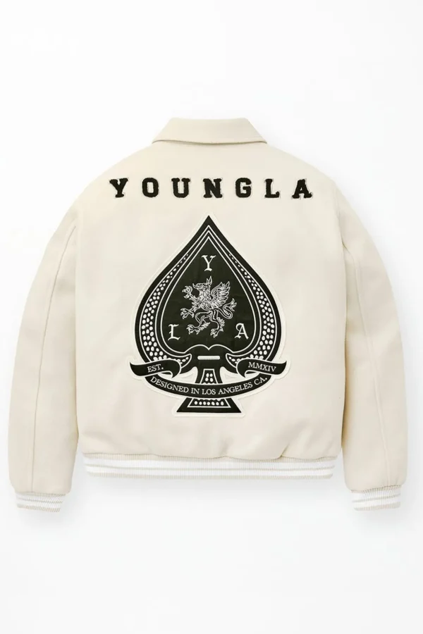 Youngla Outerwear<569-Ace Of Spade Letterman