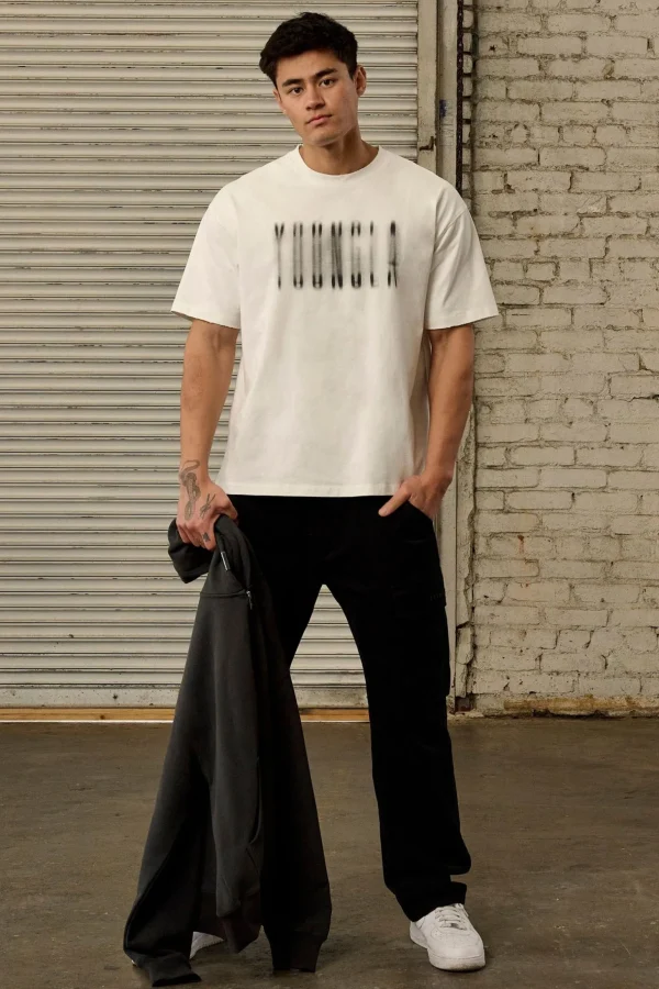 Youngla Shirts<4075-Blurry Heavyweight Tee