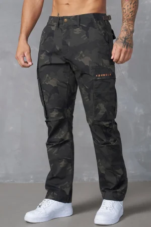 Youngla Pants & Jeans<602-Camo Tactical Cargos