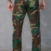 Youngla Pants & Jeans<602-Camo Tactical Cargos