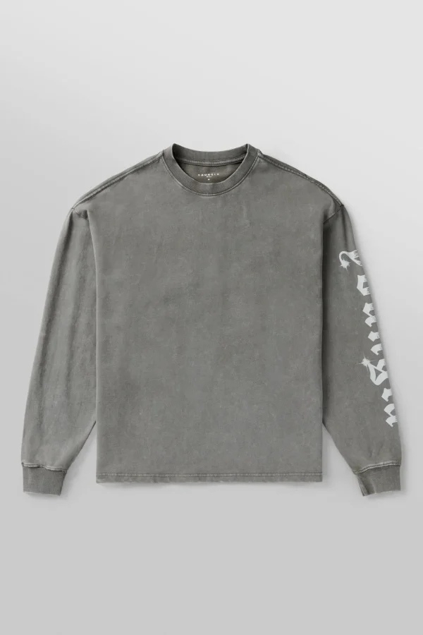 Youngla Shirts<8028-Chrome Longsleeves