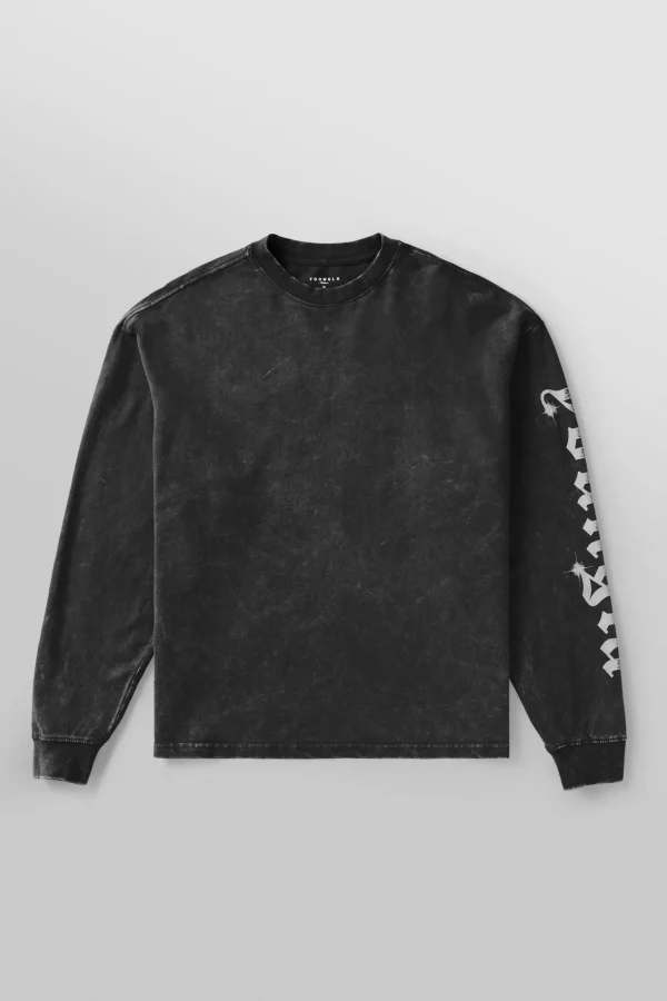 Youngla Shirts<8028-Chrome Longsleeves