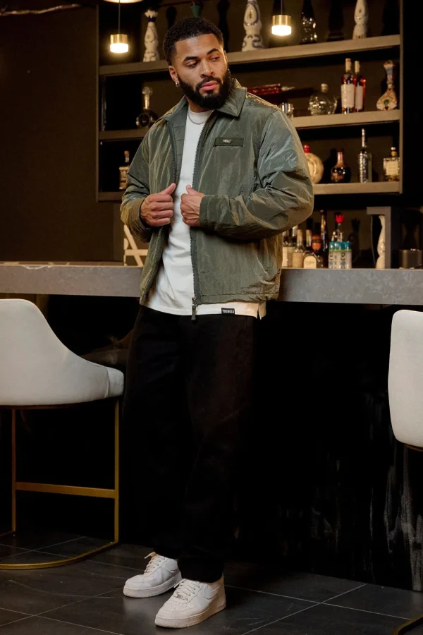 Youngla Outerwear<529-Crinkled Jacket