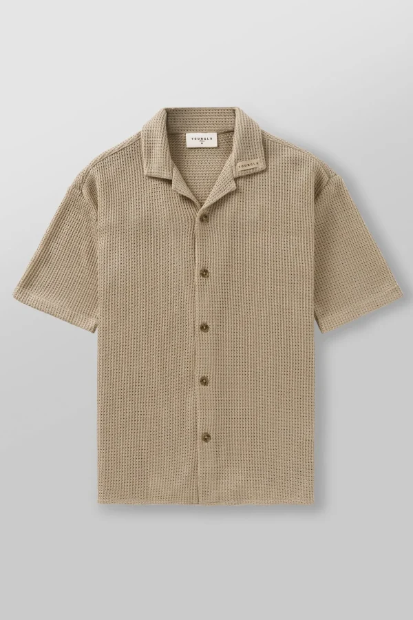 Youngla Shirts<4036-Crochet Shirts