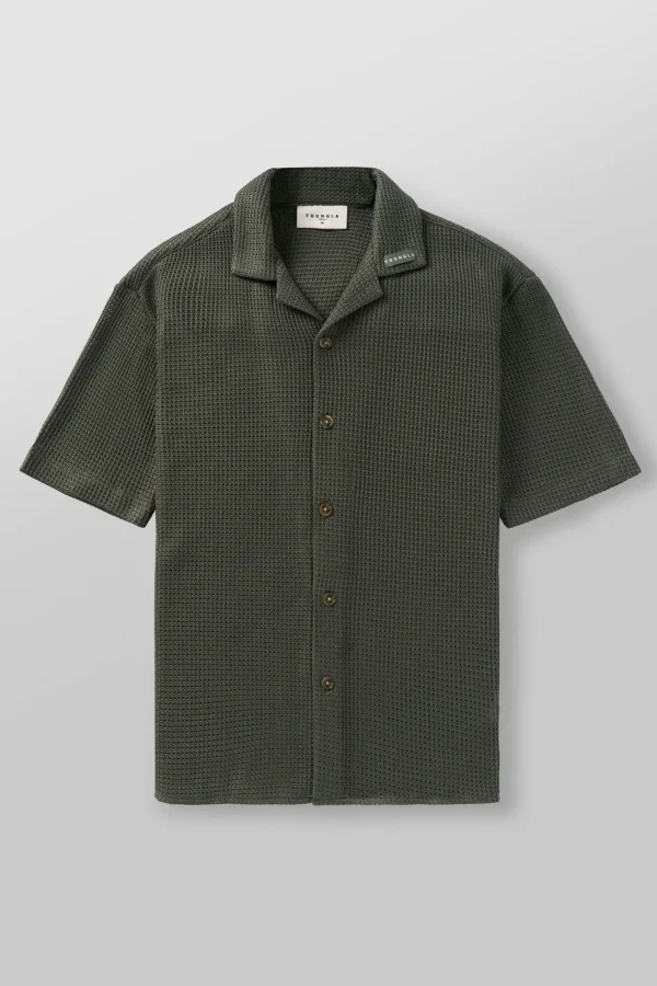 Youngla Shirts<4036-Crochet Shirts