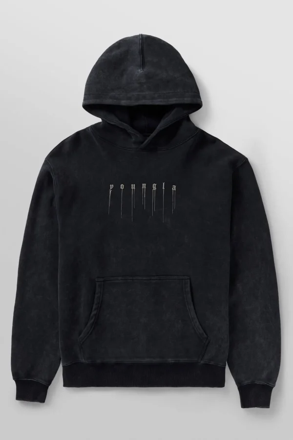 Youngla Outerwear<551-Drippy Skull Hoodie