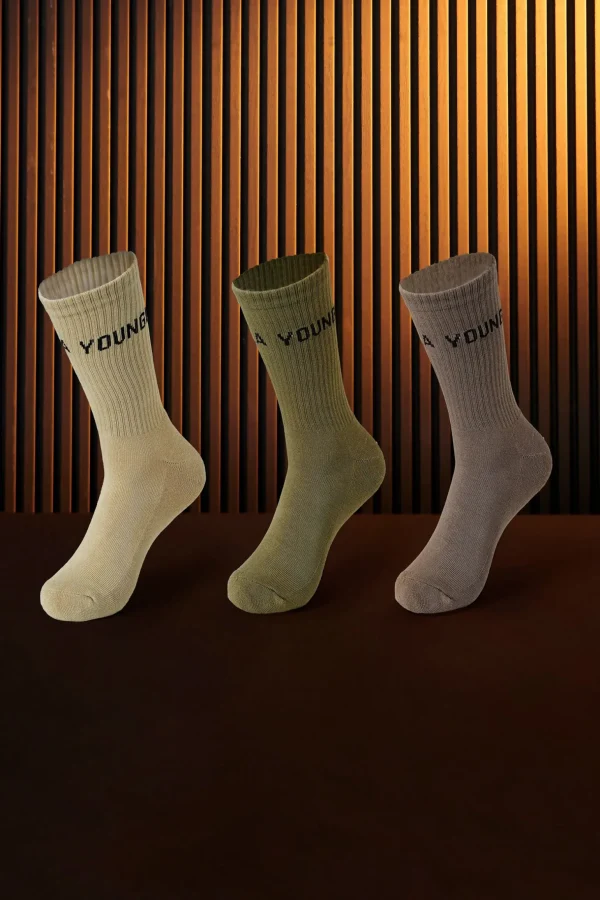 Youngla Accessories<714-Earthy Socks Set