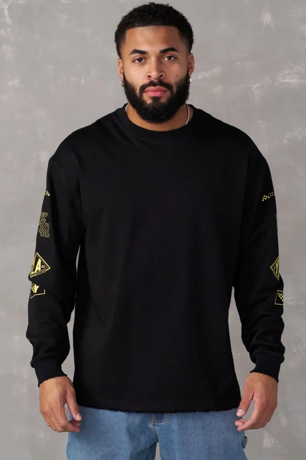 Youngla Shirts<8037-Excellence Longsleeves