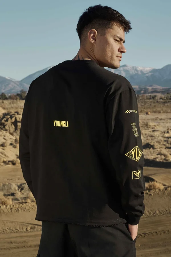 Youngla Shirts<8037-Excellence Longsleeves