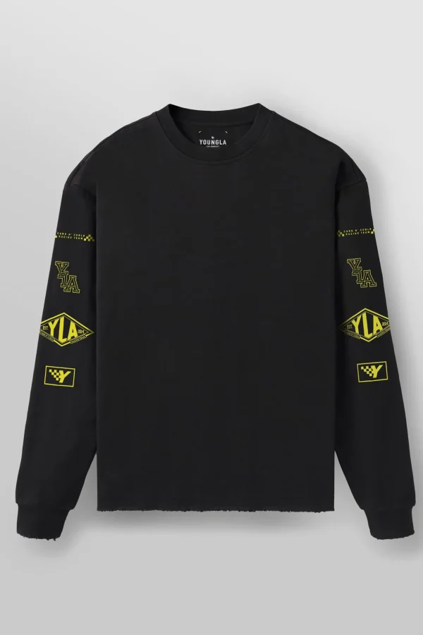 Youngla Shirts<8037-Excellence Longsleeves