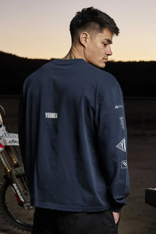 Youngla Shirts<8037-Excellence Longsleeves