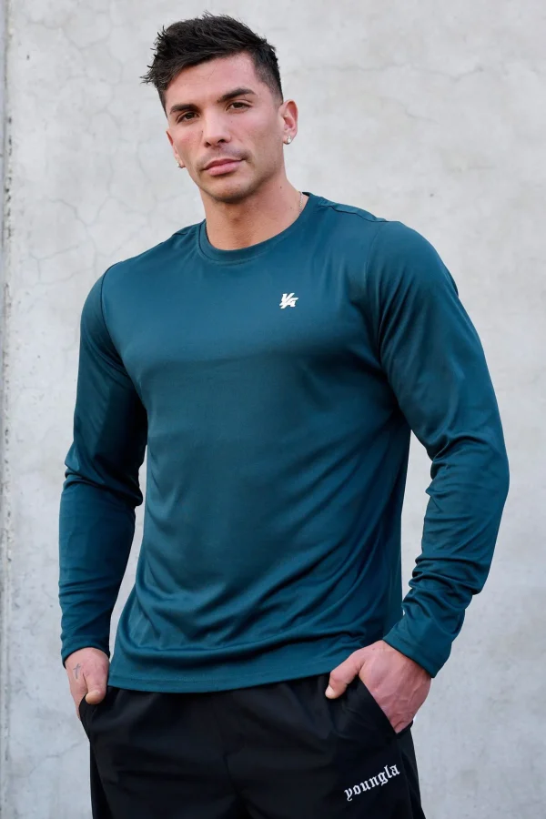 Youngla Shirts<835-Fittech Longsleeves