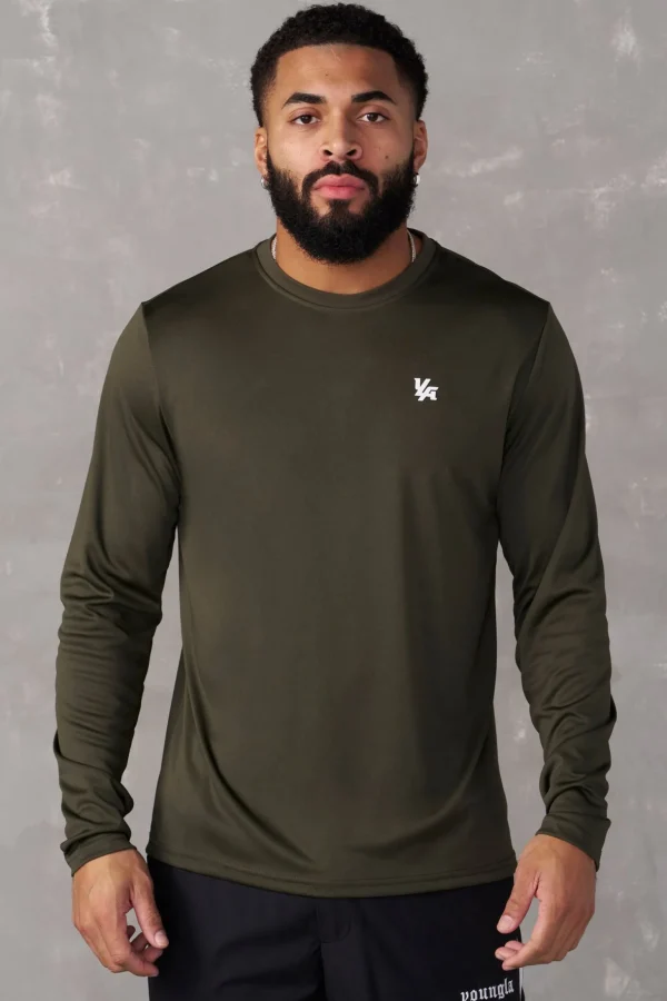 Youngla Shirts<835-Fittech Longsleeves