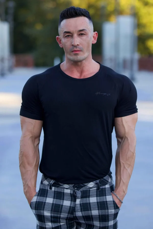 Youngla Shirts<422 Fitted Delt Tee