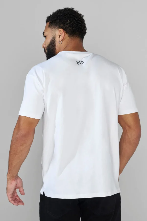 Youngla Shirts<4059-Fitted Metal Tee