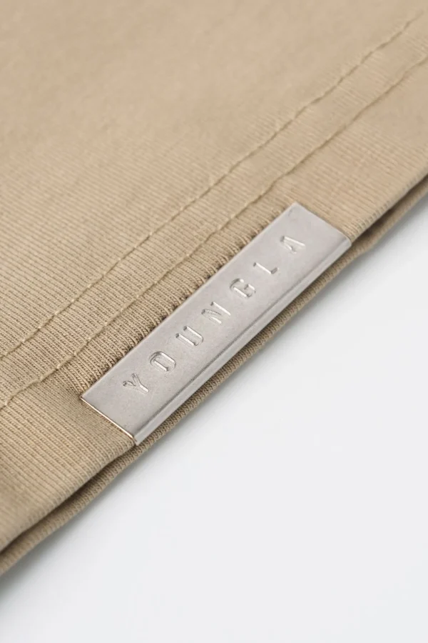 Youngla Shirts<4059-Fitted Metal Tee