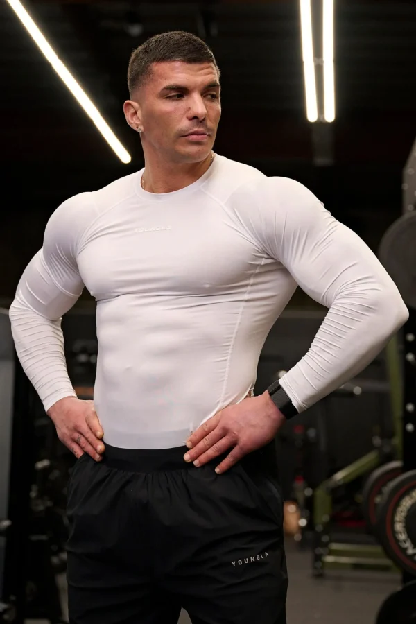 Youngla Shirts<830-Flexfit Compression Longsleeves