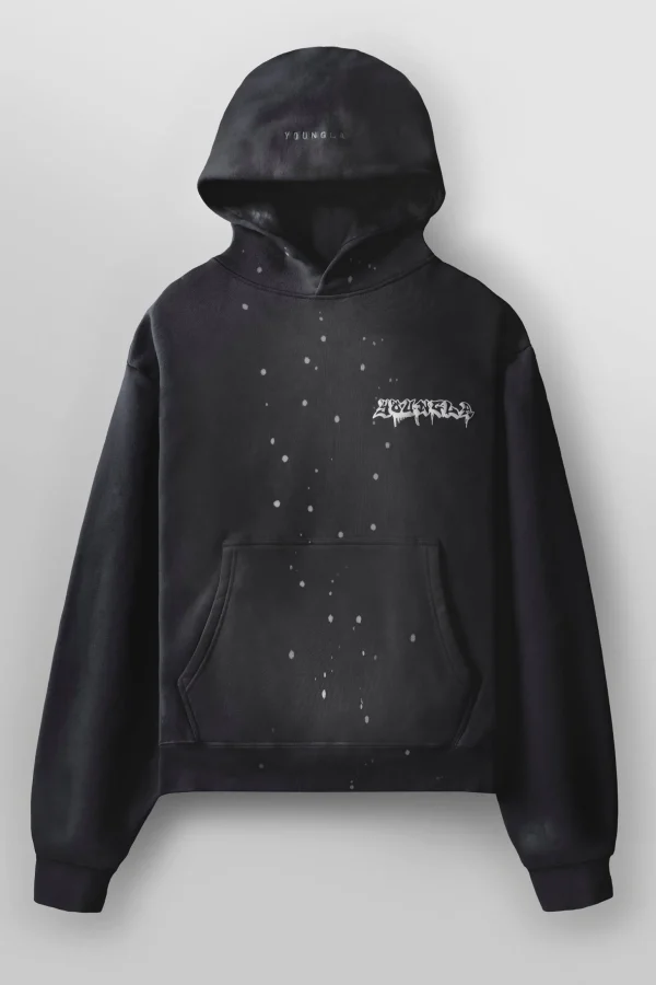 Youngla Outerwear<5081-Graffiti Hoodies