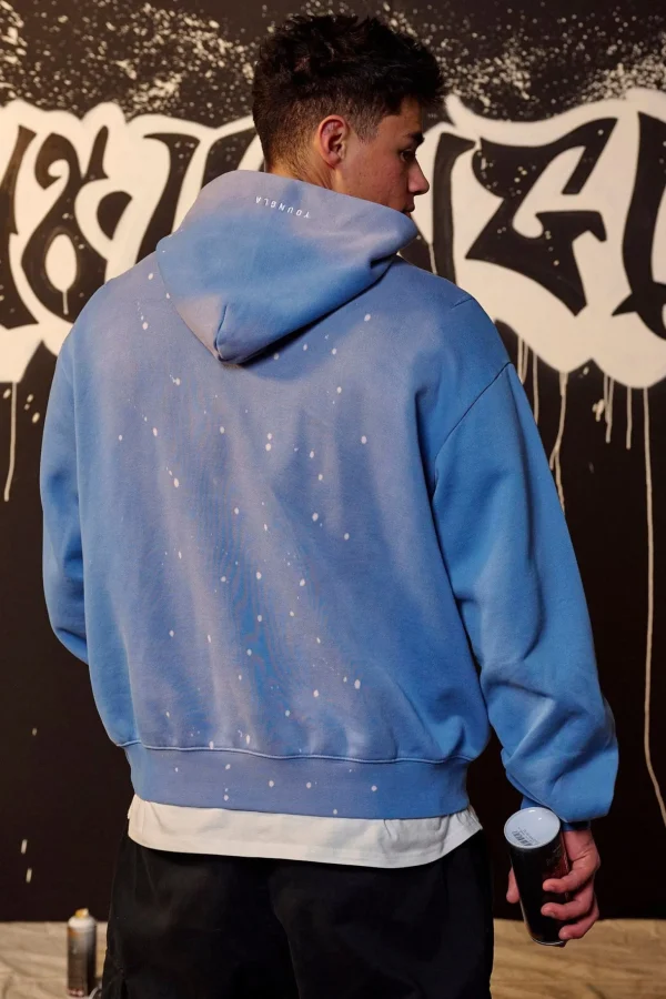 Youngla Outerwear<5081-Graffiti Hoodies