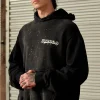 Youngla Outerwear<5081-Graffiti Hoodies