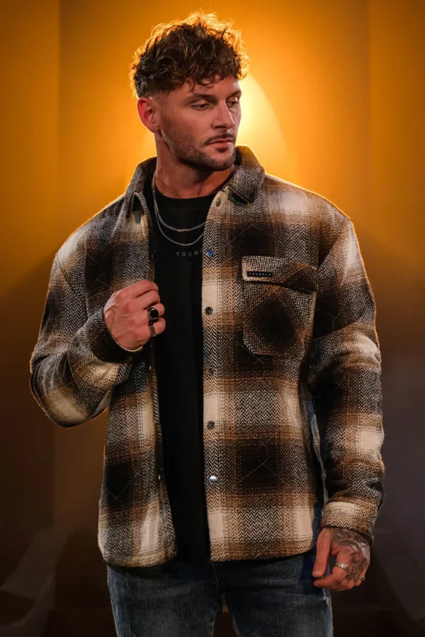 Youngla Outerwear<556 High Profile Flannel Jacket