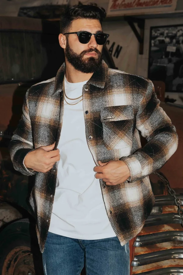 Youngla Outerwear<556 High Profile Flannel Jacket