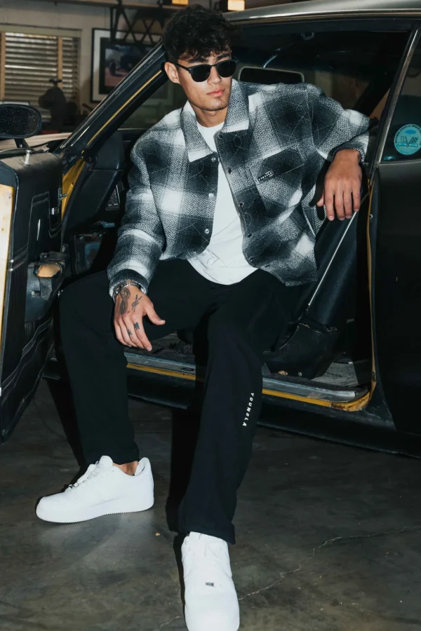 Youngla Outerwear<556 High Profile Flannel Jacket