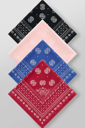 Youngla Accessories<9033-Lah Bandanas-4 Pack