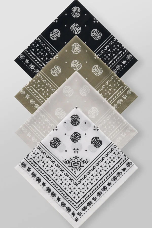 Youngla Accessories<9033-Lah Bandanas-4 Pack