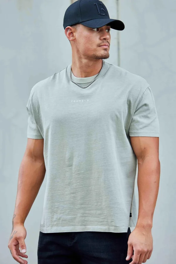 Youngla Shirts<472-Mellow Logo Tees