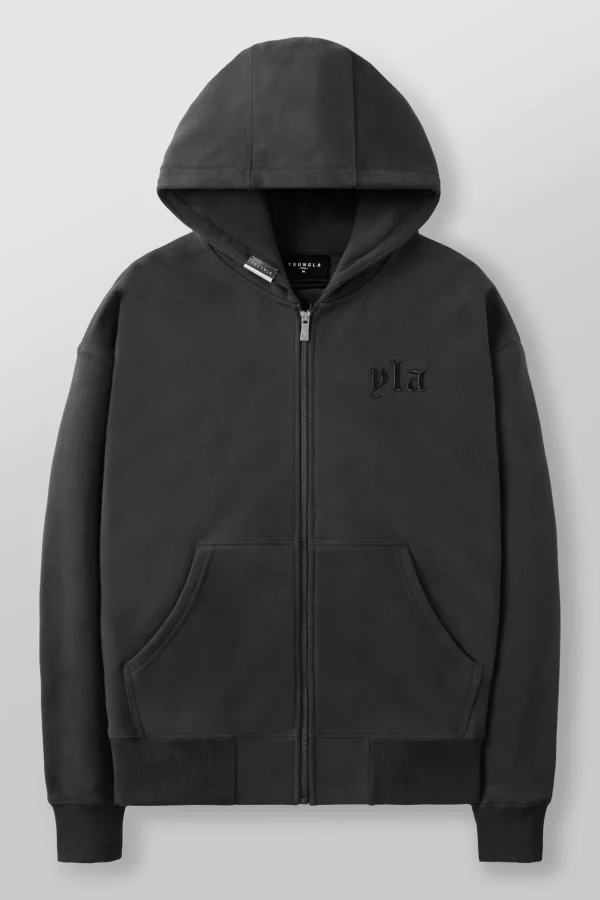 Youngla Outerwear<5066-Metal Zip-Up