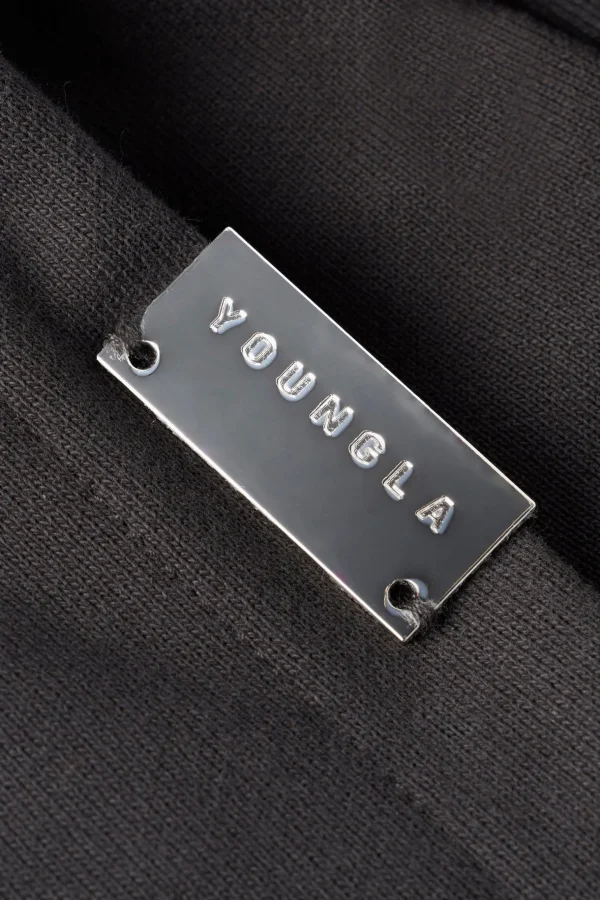 Youngla Outerwear<5066-Metal Zip-Up