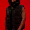 Youngla Outerwear<528-Midnight Puffer Vest