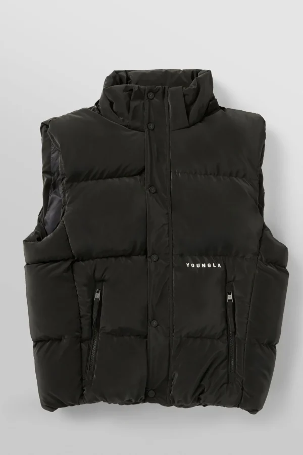 Youngla Outerwear<528-Midnight Puffer Vest