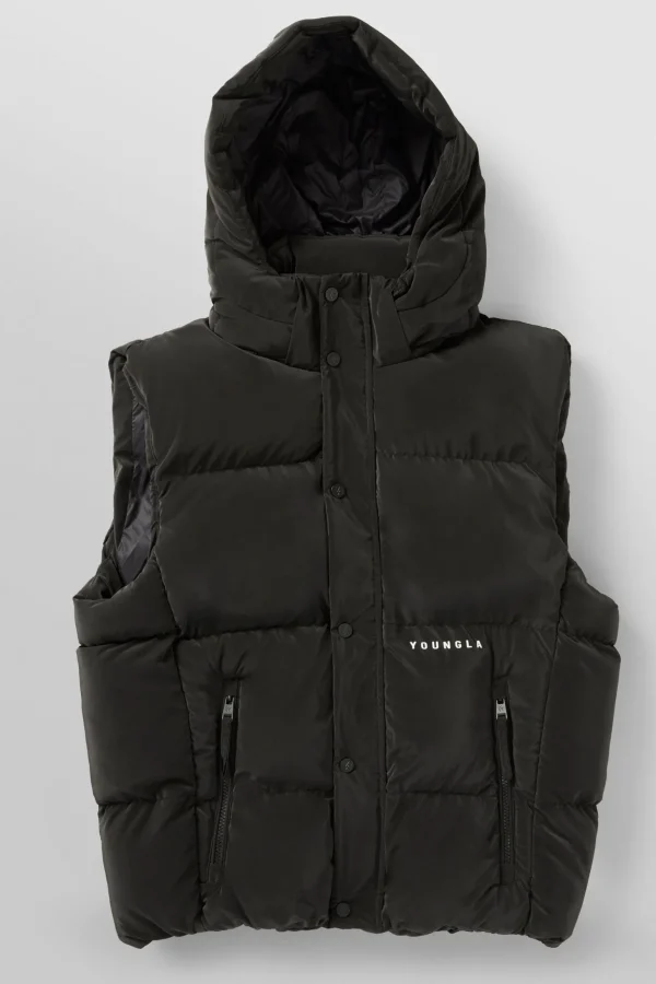 Youngla Outerwear<528-Midnight Puffer Vest