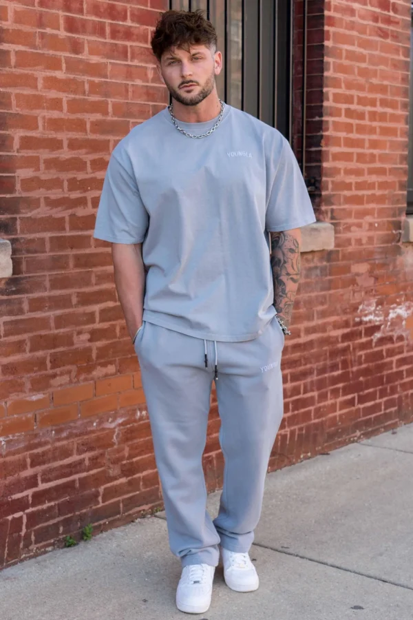 Youngla Joggers<2078-Minimal No Cuff Joggers