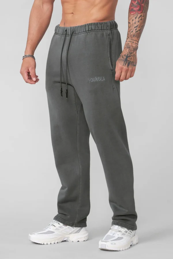 Youngla Joggers<2078-Minimal No Cuff Joggers