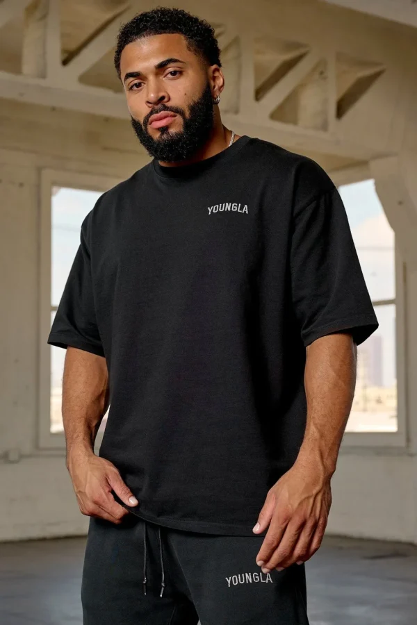 Youngla Shirts<4017-Minimal Tees