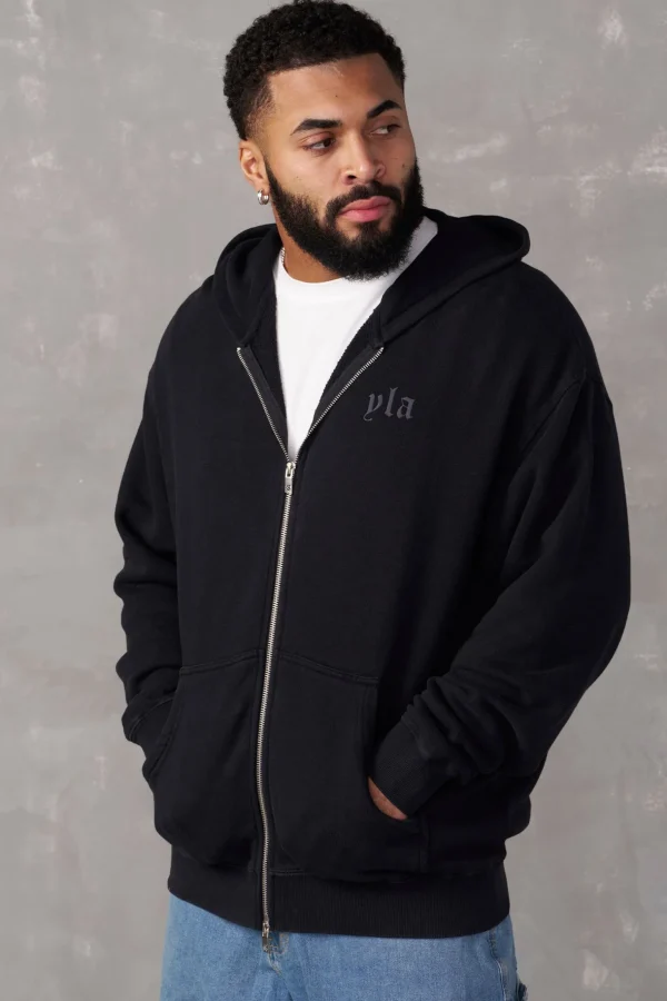 Youngla Outerwear<514-Monarch Zip-Up Hoodie 2.0