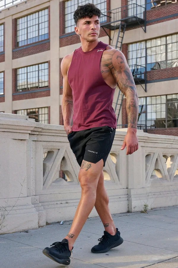 Youngla Tanks<338 Offset Delt Tanks