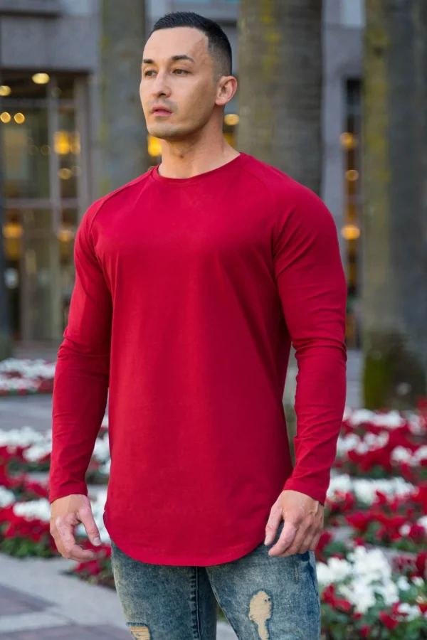 Youngla Shirts<410 Perfect Raglan Long Sleeve Shirts