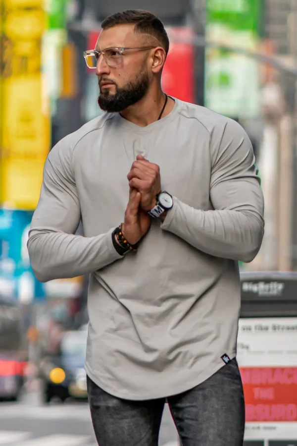 Youngla Shirts<410 Perfect Raglan Long Sleeve Shirts