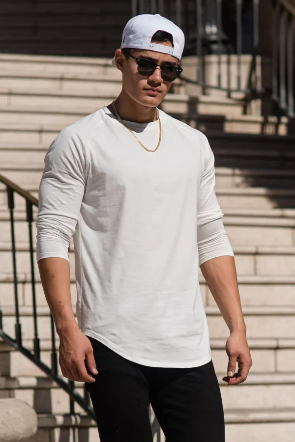 Youngla Shirts<410 Perfect Raglan Long Sleeve Shirts