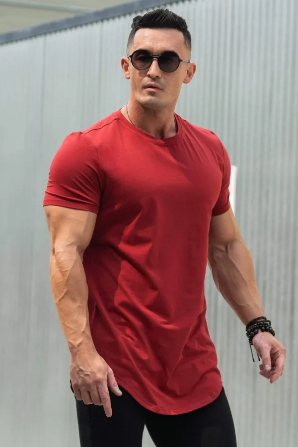 Youngla Shirts<402 Perfect Tee-Scallop Bottom