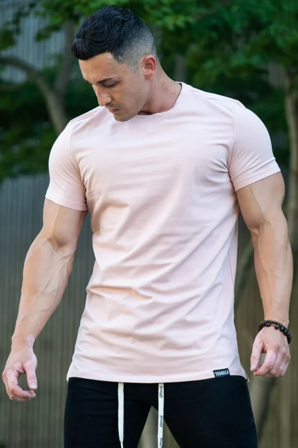 Youngla Shirts<411 Perfect Tee-Straight Bottom