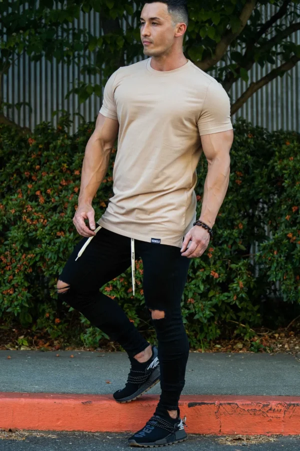 Youngla Shirts<411 Perfect Tee-Straight Bottom