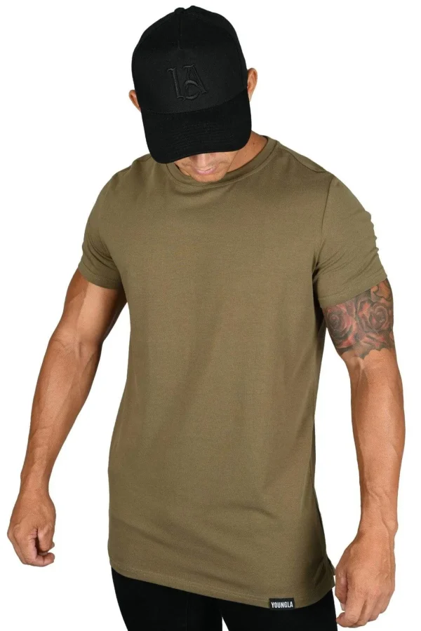 Youngla Shirts<411 Perfect Tee-Straight Bottom
