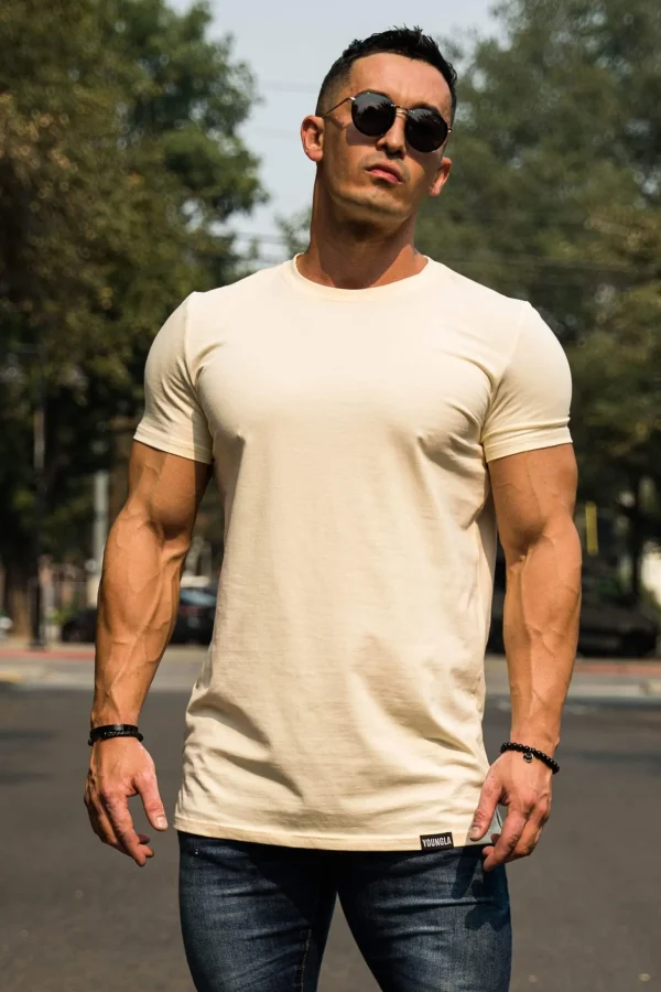 Youngla Shirts<411 Perfect Tee-Straight Bottom